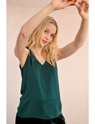 Camila Top(Dark Green) by Molly Bracken