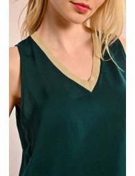 Camila Top(Dark Green) by Molly Bracken