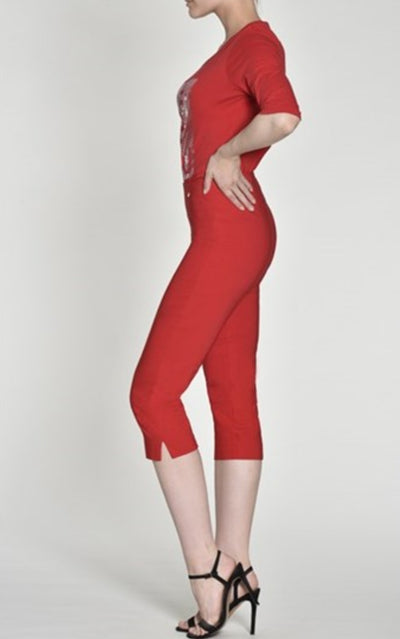 Robell Marie 07 Cropped Trouser (RED 40) were 63 now 31.50