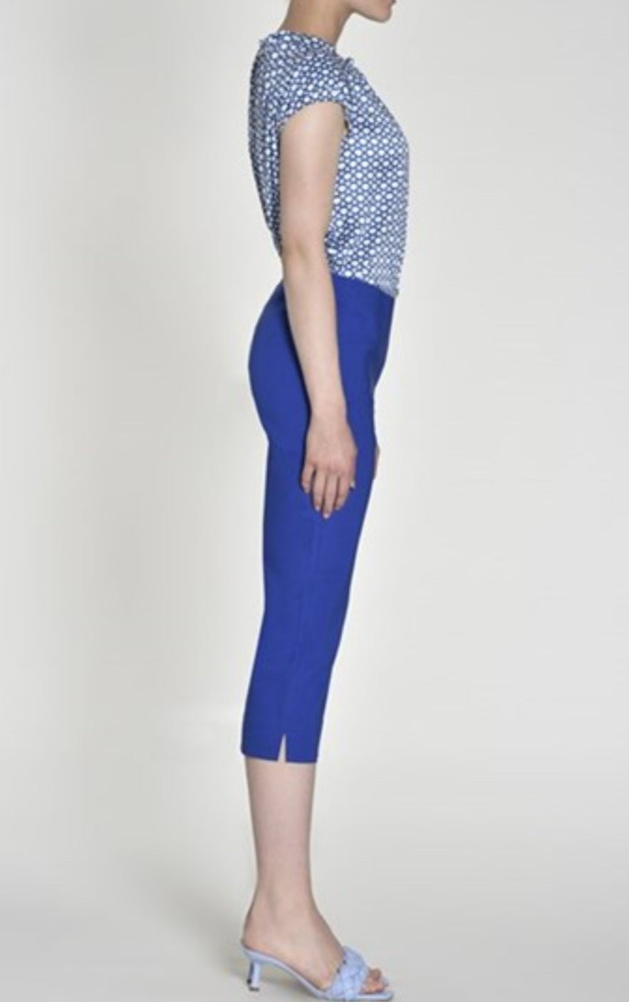 Robell Marie 07 Cropped Trouser (Blue 68)